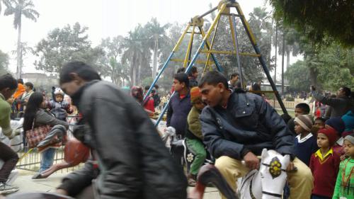 Children at Mini Zoo